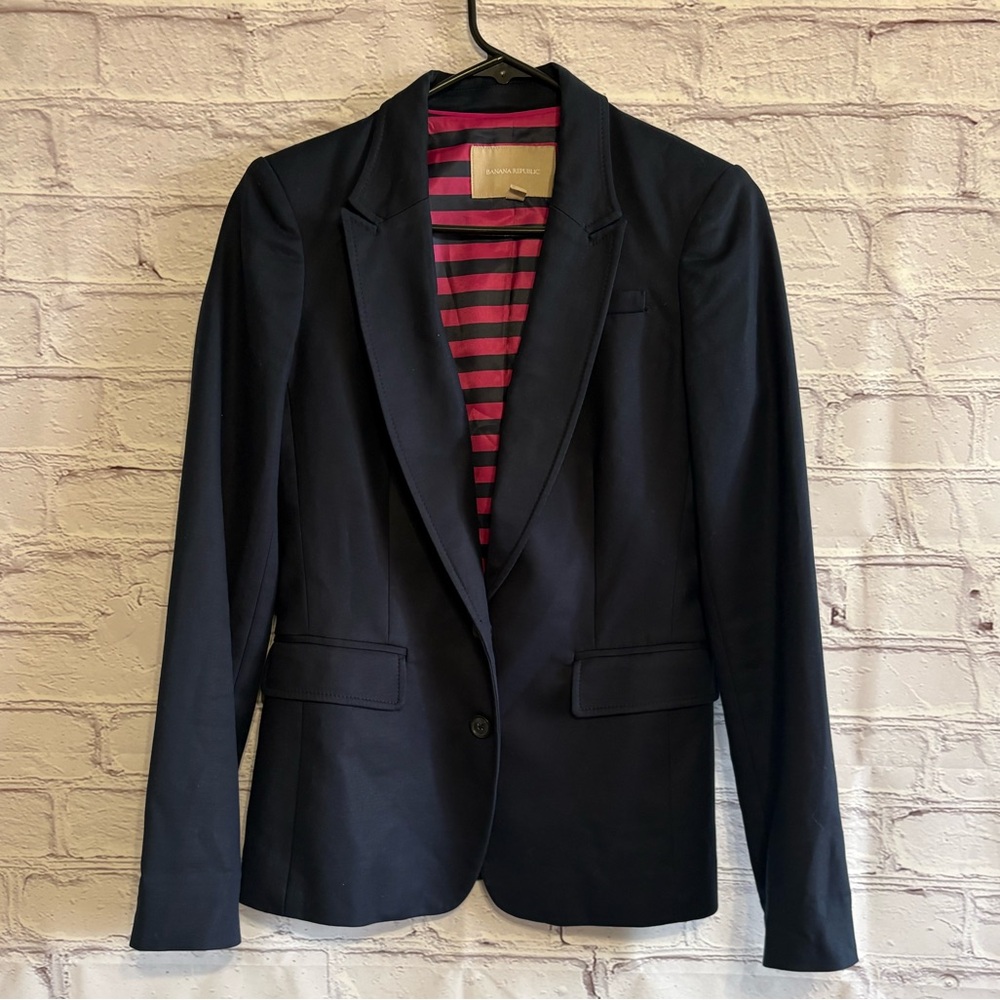 Banana Republic Navy Blue Blazer